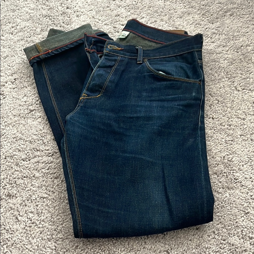 Raw Denim Blue Jean